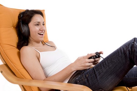 Woman Playing Game Who invented Video Games