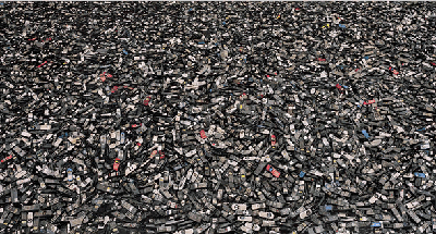 Cell Phones Cemetery