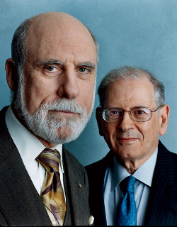 Vint Cerf and Bob Kahn